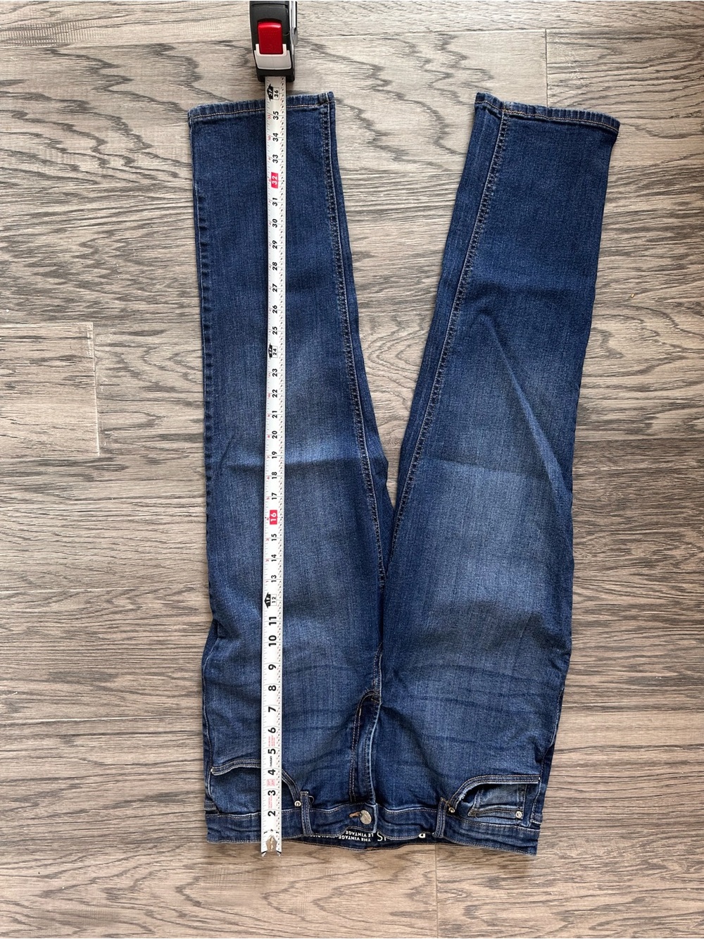 Reitmans Women's Straight Leg Dark Blue Denim Jeans